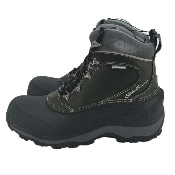 Eddie Bauer | Men's Snowfoil Winter Boots | Black | Various Sizes - Picture 4 of 6